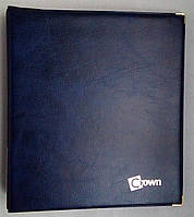 Альбом для монет CROWN ROYAL на 221 ячейку с металлическими уголками Синий (jk8wet) z11-2024