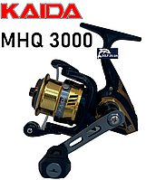 Катушка Kaida MHQ 3000 (5+1bb 5.1:1) 02-30 (золотистая) спиннинговая с дополнительной шпулей