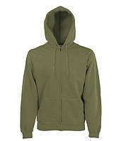 Толстовка Fruit of the Loom Classic hooded sweat jacket S Оливковый (062062059S) z11-2024