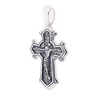 Православный крест чернение 13358 Оникс z14-2024