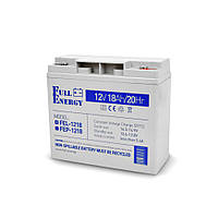 Аккумулятор гелевый 12В 18 Ач для ИБП Full Energy FEL-1218 IN, код: 6835196