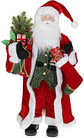 Новогодняя фигурка Санта с носком 90см (мягкая игрушка), красный Bona DP73701 IN, код: 6675263