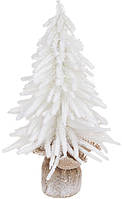 Декоративная игрушка елка Белая Елочка 20х20х35 см в мешочке BonaDi DP219375 IN, код: 8260422