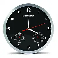 Часы настенные Esperanza Wall Clock Washington Black 30см (EHC008K)