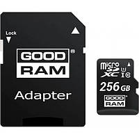 Карта памяти MicroSD Goodram M1AA-2560R12 256ГБ с адаптером
