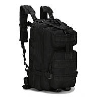 Тактический походный военный рюкзак Military 25 L Черный (T410) IN, код: 8155868