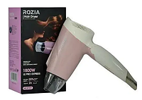 Фен стайлер для волос профессиональный, Rozia HC-8191 фен с ионизацией для укладки и сушки волос Розовый spn