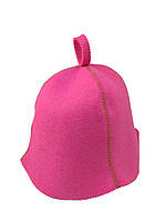 Лазнева шапка Luxyart штучний фетр Рожевий (LC-415) IN, код: 1457681