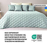 Покривало полуторне 140х210 см IDEIA стьобане двостороннє якісна стібка мікрофібра на ліжко, диван, фото 9