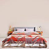 Плед покривало Kassandra 150x200 см IDEIA теракот полуторне бавовна натуральне, фото 2