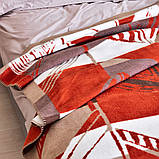 Плед покривало Kassandra 150x200 см IDEIA теракот полуторне бавовна натуральне, фото 3