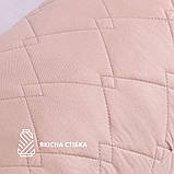 Подушка для сну та відпочинку 40x140 cм CUBE IDEIA беж для тіла довга подушка антиалергенна комфортна, фото 5