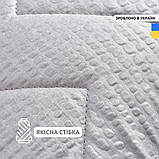 Ковдра зимова 175х210 см Nordic Comfort IDEIA антиалергенна тепла сіра двуспальна, фото 4
