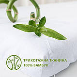 Наматрацник дитячий непромокальний 60х120 см Аква Стоп бамбуковий PAPAELLA натяжний з бортом по периметру, фото 5