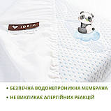 Наматрацник дитячий непромокальний 60х120 см Аква Стоп бамбуковий PAPAELLA натяжний з бортом по периметру, фото 7