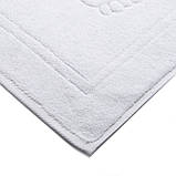 Коврик махровий для ніг IDEIA 50х70 см, 800 гр/м2 хлопок натуральний жаккард з ножицями для готелів і дому, фото 4