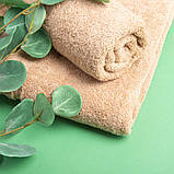 Рушник махровий лицьовий Версаче бавовна 50х90 см 500 г/м2 беж, фото 5