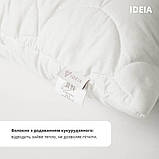 Подушка ПОПКОРН ТМ IDEIA 50x70 см з кукурудзяним наповнювачем біла, фото 3