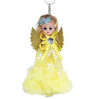Кукла-брелок с крыльями Ангел желтый MiC (ASR176) IN, код: 8039894