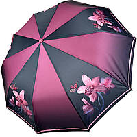 Женский складной зонт полуавтомат на 10 спиц от Toprain с принтом Гармония розовый 0622-3 IN, код: 8324205