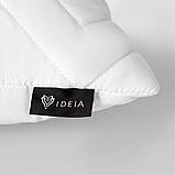 Подушка NORDIC COMFORT IDEIA 50х50 см чохол стьобаний антиалергенне волокно біла, фото 6