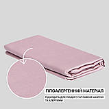 Наволочка 50х70 см сатин бавовна натуральна TM IDEIA в упаковці пудра v-30, фото 2