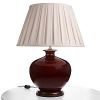 Настольная лампа классическая с абажуром Brille 60W TL-50 Коричневый IN, код: 7271318