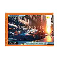 Альбом для рисования Апельсин АП-0304 20 листов Futuristic car IN, код: 8259227