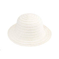 Шляпа соломенная Summer hat крупная вязка 56-58 Белый (17525) IN, код: 1895892
