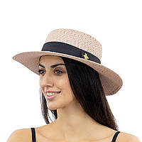 Шляпа SumWin ПЧЕЛКА с пайеткой 55-57 Пудра IN, код: 2599529