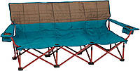 Стул-диван 3-ной раскладной туристический с подлокотниками и спинкой в чехле, металл/ткань