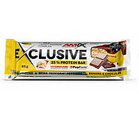 Протеиновый батончик Amix Nutrition Exclusive Protein Bar 85 g Banana Chocolate IN, код: 7965793