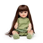 Силіконова Колекційна Лялька Реборн Reborn Дівчинка Соня ( Вінілова Лялька ) Висота 55 см, фото 2