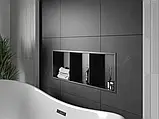 Ніша настінна в ванну вбудована чорна 90 см Nett YB-90, фото 3