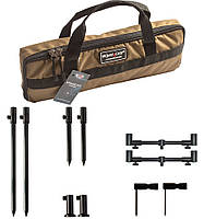 Набір стійок із телескопічними буз барами World4Carp Stand Kit Universal MAX 2