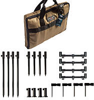 Набір стійок із телескопічними буз барами World4Carp Stand Kit Universal MAX 4