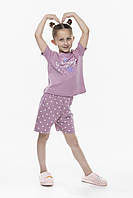 Пижама для девочки Guava 11021 6-7 лет Сиреневый (2000989729570) IN, код: 8310424