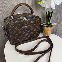 Женская мини сумочка клатч стиль Луи Витон Классический логотип "Lv"