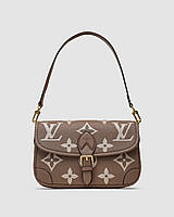 Louis Vuitton Diane Monogram Empreinte Leather Tourterelle / Creme 25 х 16 х 9 см