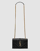 Saint Laurent Leather Envelope Chain Bag