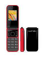 Раскладной телефон Uniwa F2720 Red UL, код: 8198314