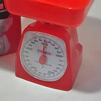 Кухонные весы для взвешивания продуктов MATARIX MX-405 5 кг красные, Весы кухонные со AX-626 съемной чашей