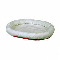 Лежак для собак Trixie Cuddly Bed 47 х 38 см белый красный NX, код: 6689244