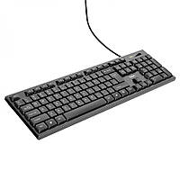 Проводная USB клавиатура Hoco GM23 Plug Play 1.45 m Черный QT, код: 8363782
