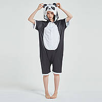 Кигуруми взрослая BearWear Панда летняя (ледяной шелк) L 168 - 173 см Черный (1000232-L) UL, код: 7407000