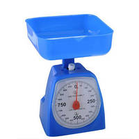 Весы кухонные механические MATARIX MX-405 5 кг, весы пищевые, весы со съемной чашей. Цвет: синий Shop