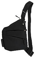 Мужская нагрудная сумка Wallaby 113 черная BM, код: 7587594