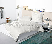 Комплект постельного белья TCM Tchibo T1703526419 150x200 65x100 Серый UL, код: 8339707