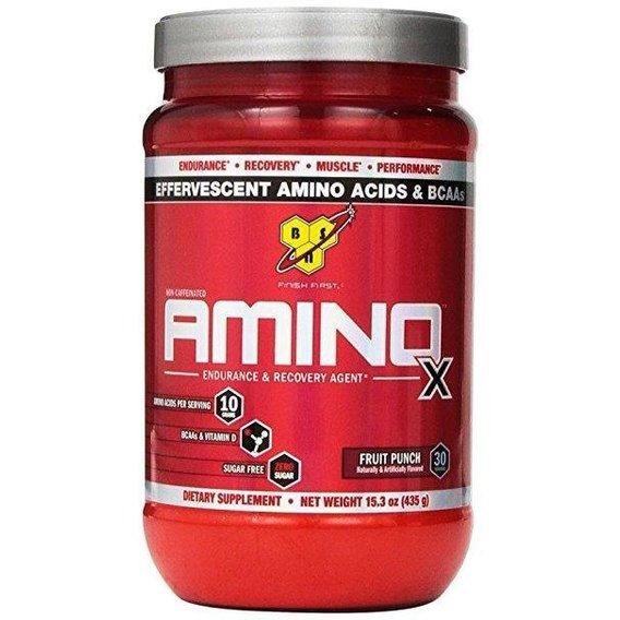 Аминокислота BCAA для спорта BSN Amino X 435 g 30 servings Fruit Punch UL, код: 7517561 - фото 1 - id-p2175299609