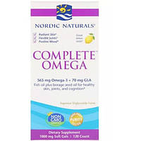 Омега 3-6-9 Nordic Naturals Complete Omega 1000 mg 120 Softgels Lemon NOR02770 UL, код: 7518186